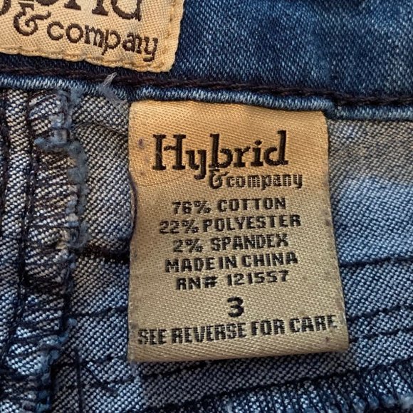 Hybrid & Company Five Pocket Straight Leg Jean Size 3 - Picture 12 of 13